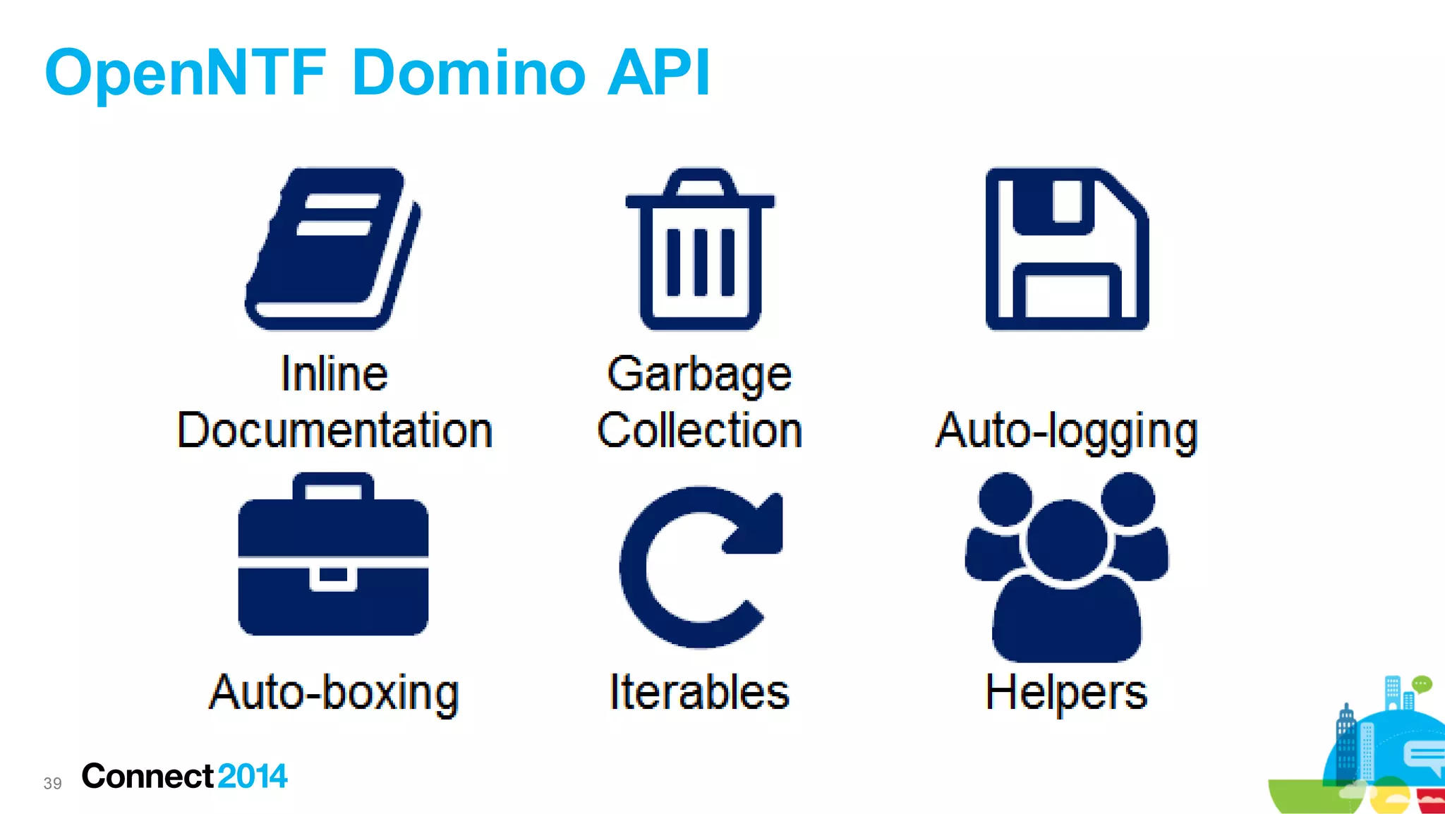 OpenNTF Domino API

39

 
