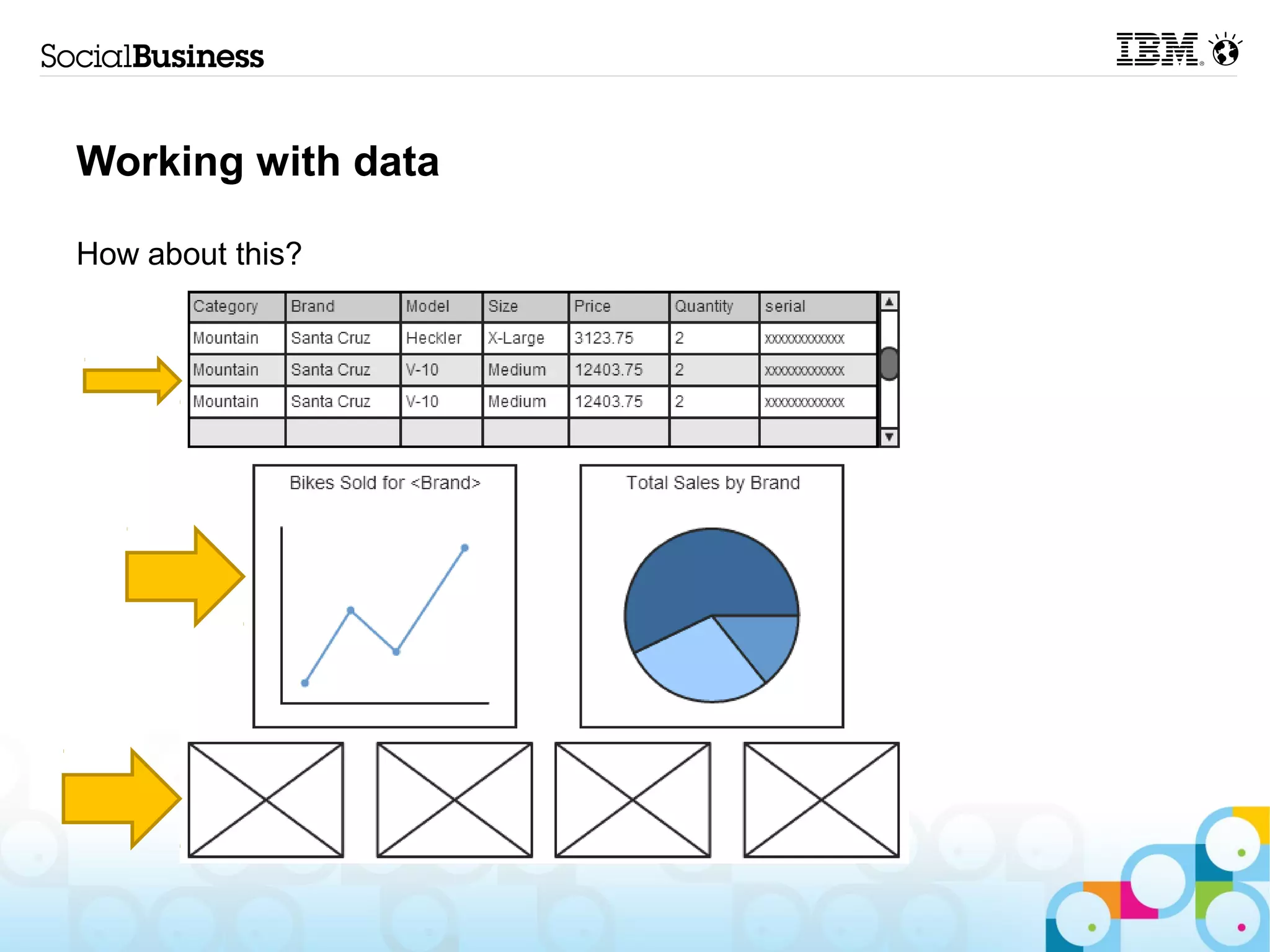 Working with data

How about this?
 