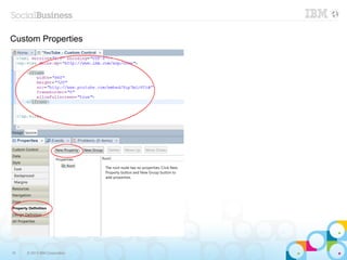 Custom Properties




10   © 2013 IBM Corporation
 
