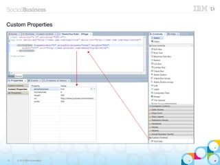 Custom Properties




14   © 2013 IBM Corporation
 