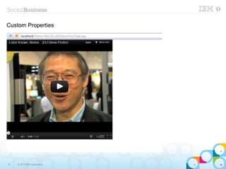 Custom Properties




15   © 2013 IBM Corporation
 