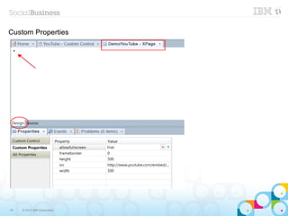 Custom Properties




16   © 2013 IBM Corporation
 