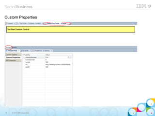 Custom Properties




18   © 2013 IBM Corporation
 