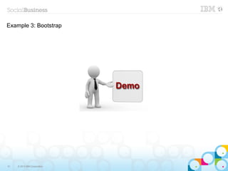 Example 3: Bootstrap




51   © 2013 IBM Corporation
 
