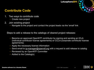 Contribute Code
1. Two ways to contribute code
    ─   Create new project
2. Join existing project
    ─   Navigate to the...