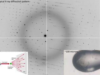 A Typical X-ray diffraction pattern~100 microns