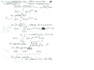 The Process is re-iterative, and should converge-but only so far!CrystalIntensities I(h,k,l)Electron density r(x,y,z)Known:Amino acid sequenceLigandsBond lengths anglesConstraints on geometryPhases f(h,k,l)Experimentalheavy atom labelsselenium for sulfurTrial & error similar structureAtom positions (x,y,z)