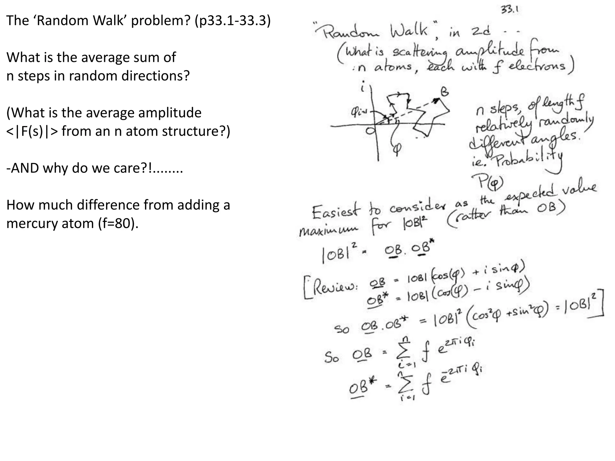 and why do we care?How much difference will it make to the average intensity? average amplitude?if we add a single Hg atom?
