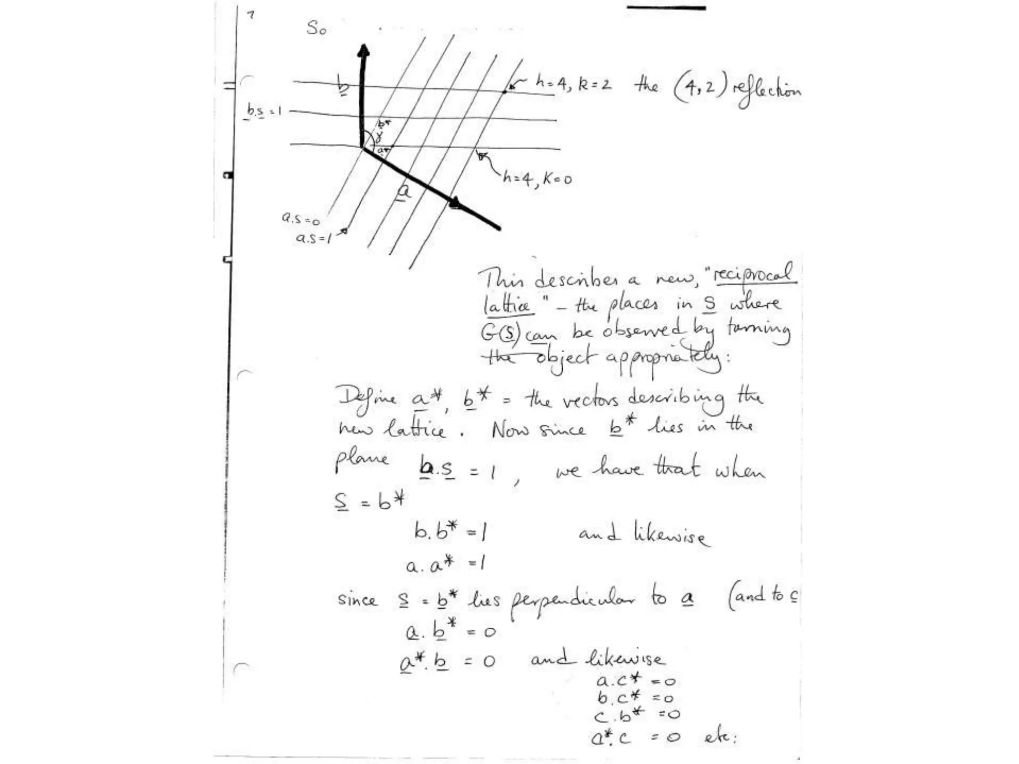 Build up a crystal from Molecules…First 1 dimension,a    direction