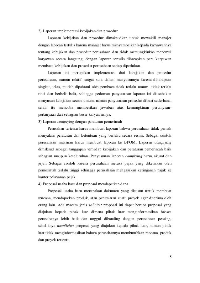 M2 Kb3 Bisnis Pemasaran Proposal Dan Laporan Usaha