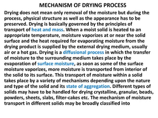 DRYING PHARMACEUTICAL ENGGNEERING (IRFAN KHAN) | PPTX
