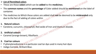 Permitted Color PHARMACEUTICAL JURISPRUDENCE (PJ) UNIT 2 | PDF
