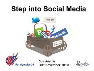 Sue Anstiss 30 th  November 2010 Step into Social Media 