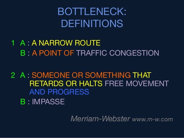 Bottleneck Effect Definition Example Video Lesson