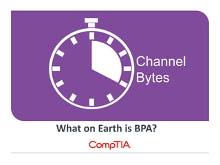 Channel
Bytes
What on Earth is BPA?
 