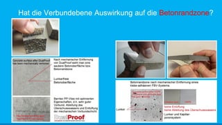 Hat die Verbundebene Auswirkung auf die Betonrandzone?
 