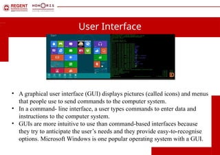 Features Of Menu Interface Computer Science Information and Communication Technology | PPTX