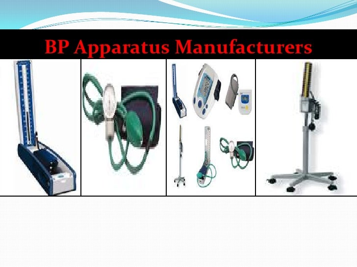 Bp apparatus manufacturers