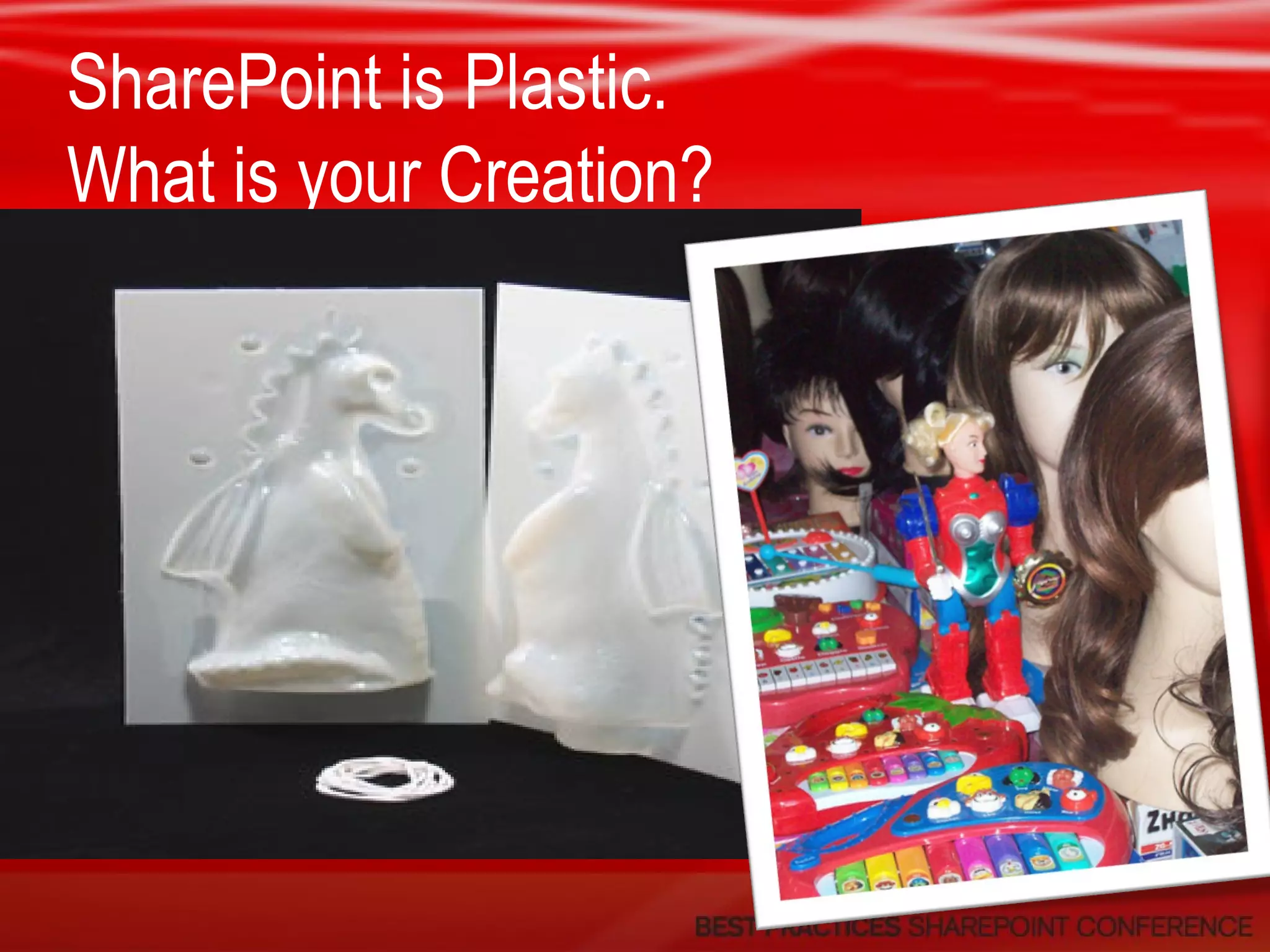 SharePoint is Plastic.  What is your Creation? 