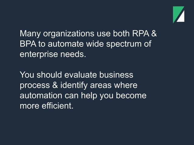 Difference between RPA & BPA | PPTX