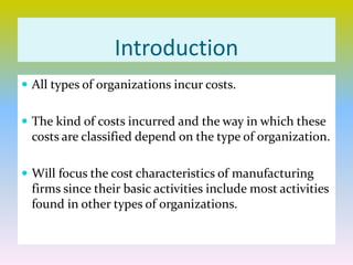 PENGEKOSAN PRODUCTION OPERATION topic2 types of cost | PPTX