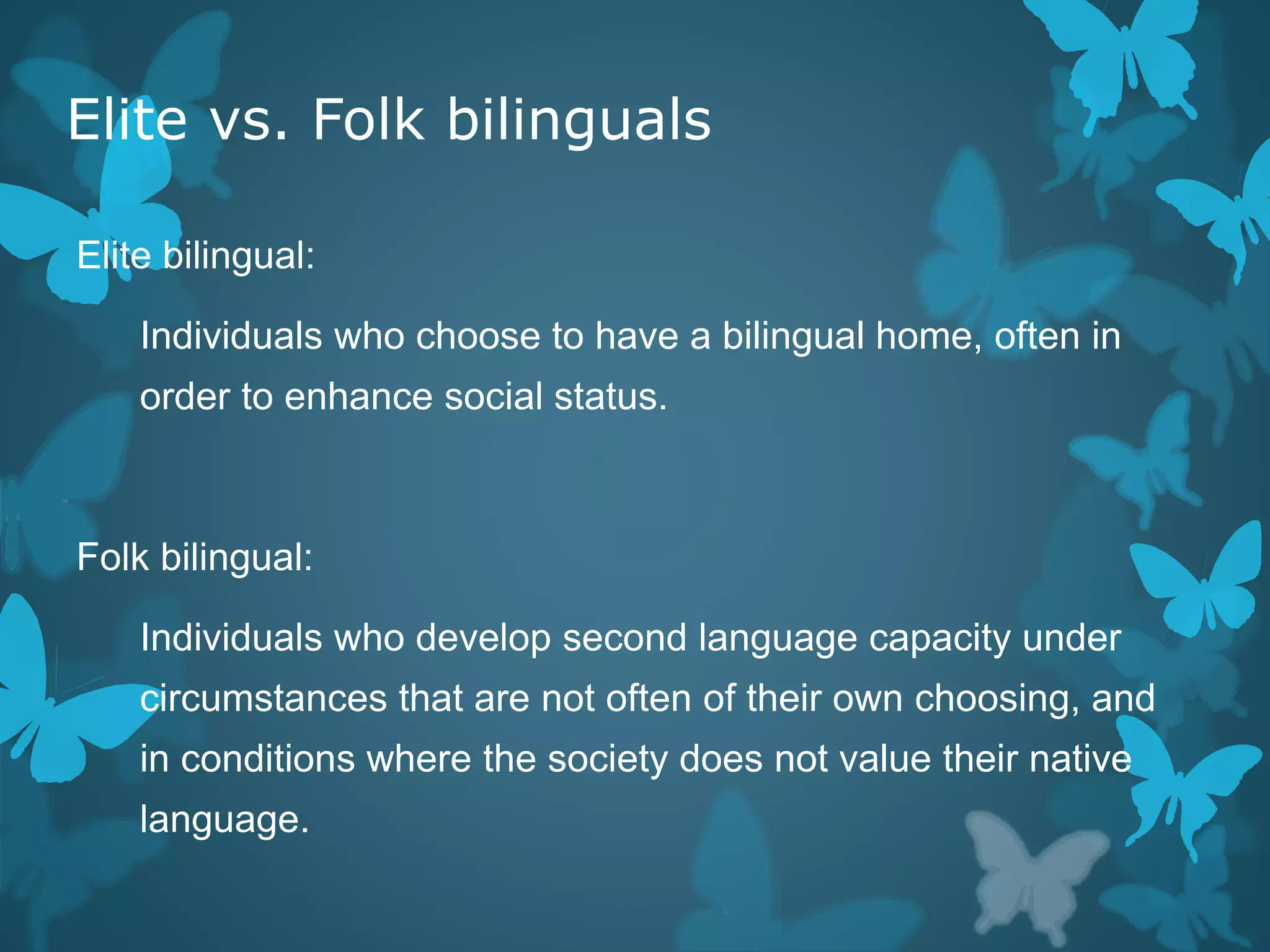 Multilingualism PPT