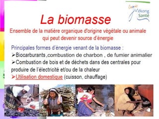 ,combustion de charbon , de fumier animalier
 