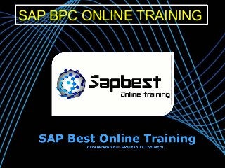 Page 1
SAP BPC ONLINE TRAINING
 