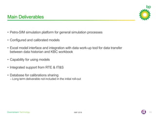 Europe User Conference: BP - implementing and supporting a multi-model ...