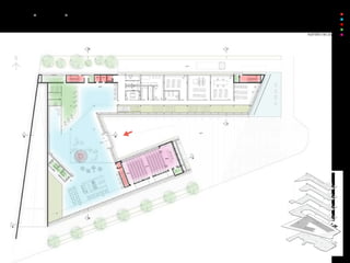 bpcs   ►   projeto   ►   térreo         acesso principal
                                                      hall
                                    circulação vertical
                                                    APOIOS
                                  auditório (106 LUGARES)




N




                                               +1
                                                    5.4
                                                        0
                                               +1
                                                  0.8
                                                       0
                                                 +6
                                                      .80

                                                 +2
                                                     .80
                                                -1
                                                     .20


                                                -4
                                                     .20
 