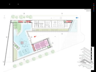 bpcs   ►   projeto   ►   térreo         acesso principal
                                                      hall
                                    circulação vertical
                                                    APOIOS
                                  auditório (106 LUGARES)
                                       acesso de serviço




N




                                               +1
                                                    5.4
                                                        0
                                               +1
                                                  0.8
                                                       0
                                                 +6
                                                      .80

                                                 +2
                                                     .80
                                                -1
                                                     .20


                                                -4
                                                     .20
 