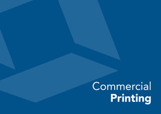 Commercial
Printing
 