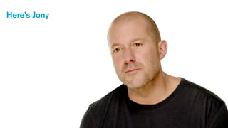 Here’s Jony

 