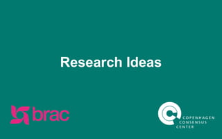 Research Ideas
 