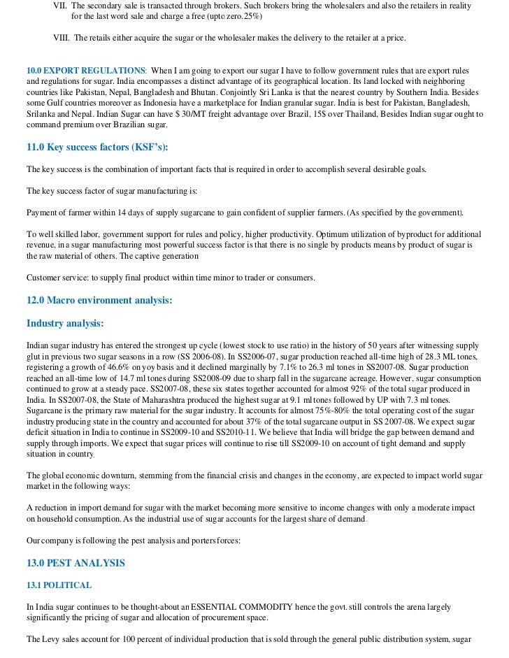 Sugar packaging business image