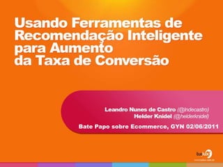 Bate Papo sobre Ecommerce, GYN 02/06/2011 