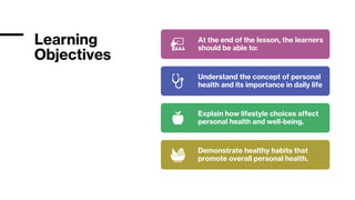 Understanding Personal Health: Importance and Healthy Habits for Well ...