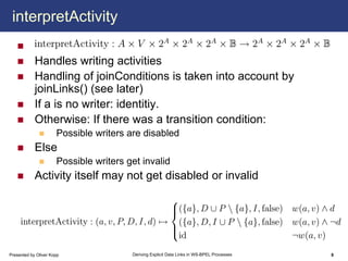 Deriving Explicit Data Links in WS-BPEL Processes
