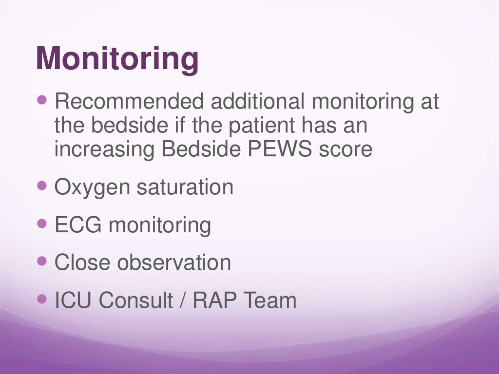 Bedside Pediatric Early Warning System