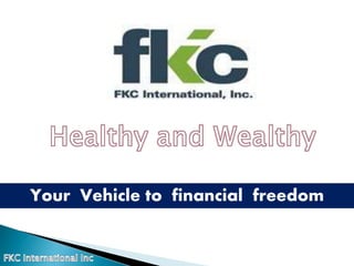 Your Vehicle to financial freedom

 