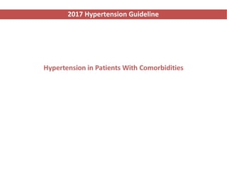 2017 Hypertension Guideline
 