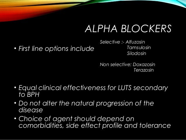 Alfuzosin Side Effects Impotence