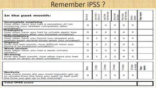 Remember IPSS ?
 