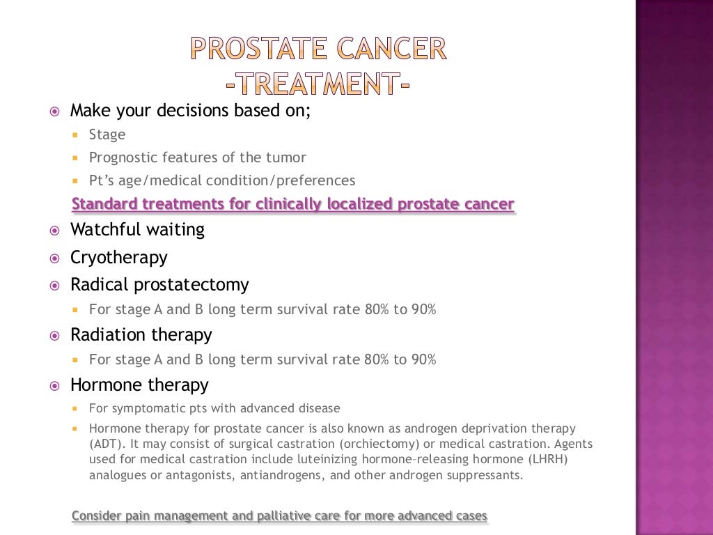 Bph and prostate cancer