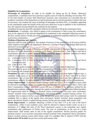 B pharm Syllabus (08_09 )RU | PDF