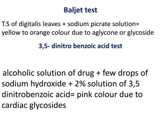 PHARMACOGNOSY GLYCOSIDES, B PHARM SECOND YEAR, RCPIPER | PPTX