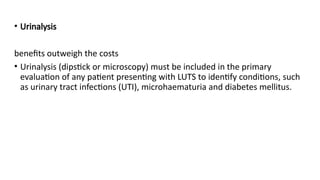 Luts Boo BPH as part of LUTS how the prostate enlargement can cause BOO.pptx