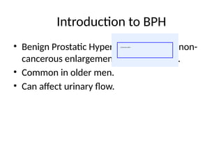 Flow Bph Benign Prostatic Hyperplasia_Simple_Presentation.pptx