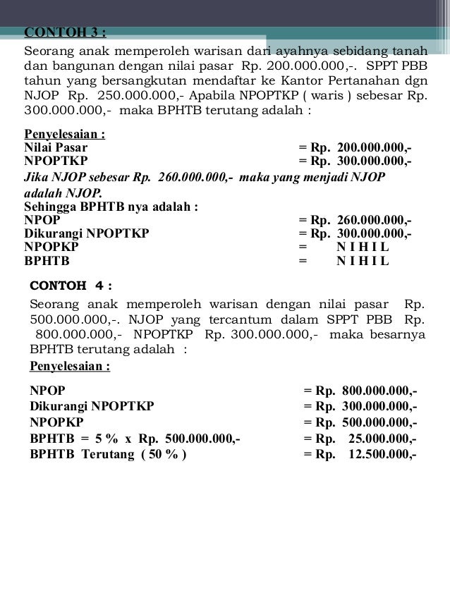 48+ Contoh kasus soal bphtb dan jawabannya ideas