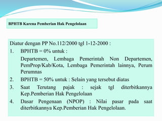 Pengertian Bphtb Pptx